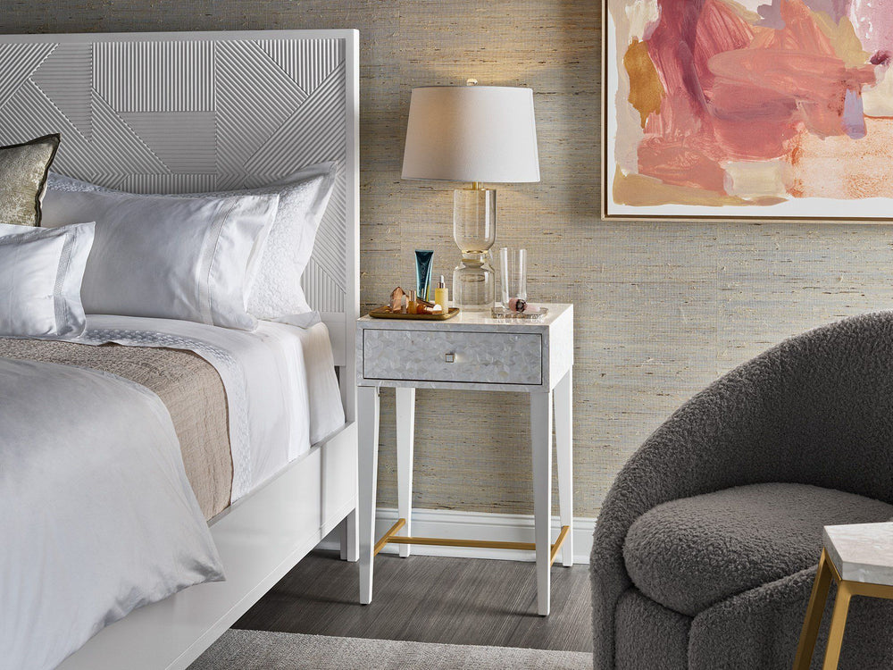 Love. Joy. Bliss.-Miranda Kerr Home - Love Joy Bliss Bedside Table - White