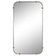Gold / 43"W x 2.5"D x 47.5"H