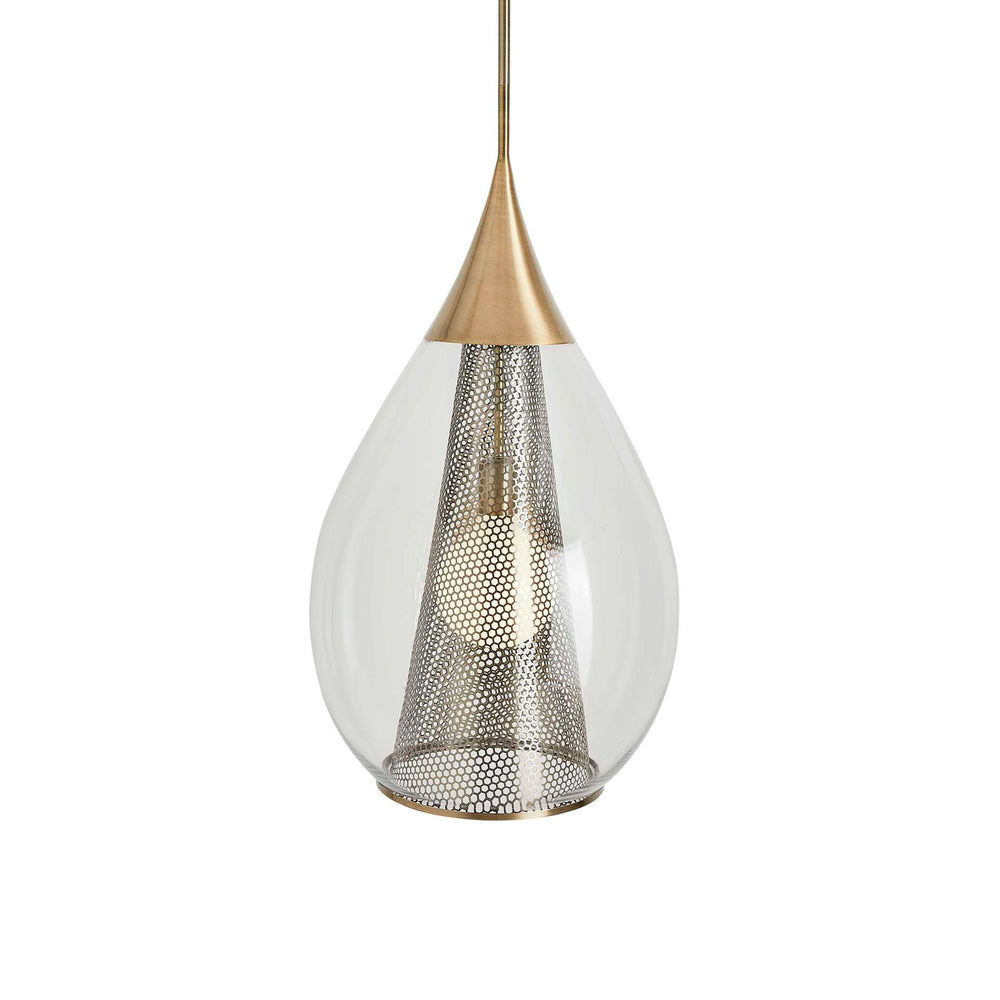 Big Drip - 1 Light Pendant - Brass