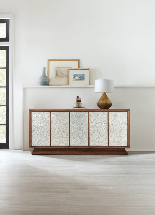 Melange - Lloyds Leopard Entertainment Credenza - Dark Brown