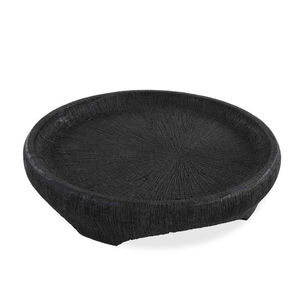 Resonance - Indoor-Outdoor Resin Bowl - Black