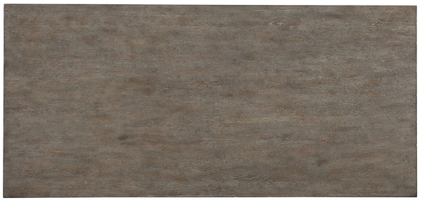 Rustic Glam - Trestle Desk - Dark Gray