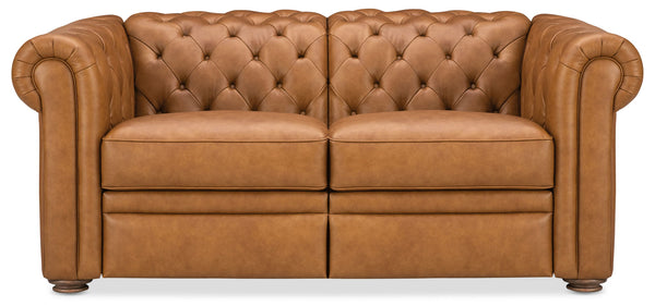 MS - Glover Power Reclining Loveseat With Power Headrest - Brown