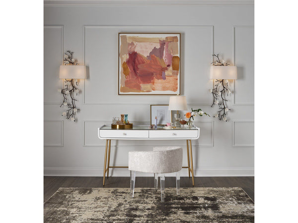 Love. Joy. Bliss.-Miranda Kerr Home - Love Joy Bliss Vanity Chair - Beige