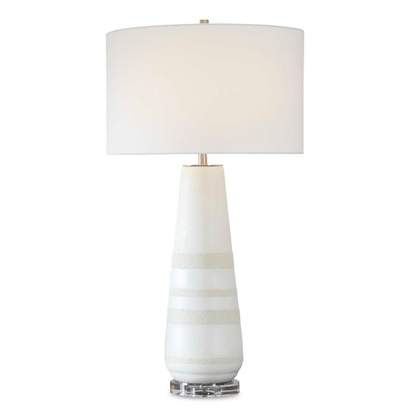 Santino - Crackled Ivory Table Lamp