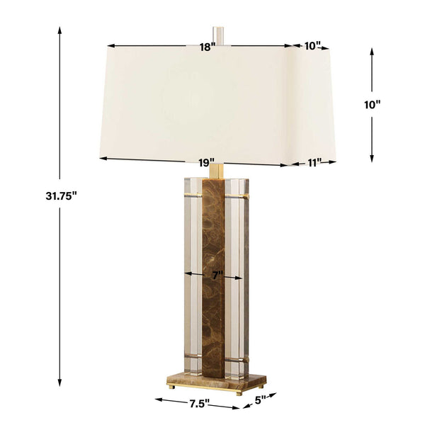 Triplex - Table Lamp - Brown