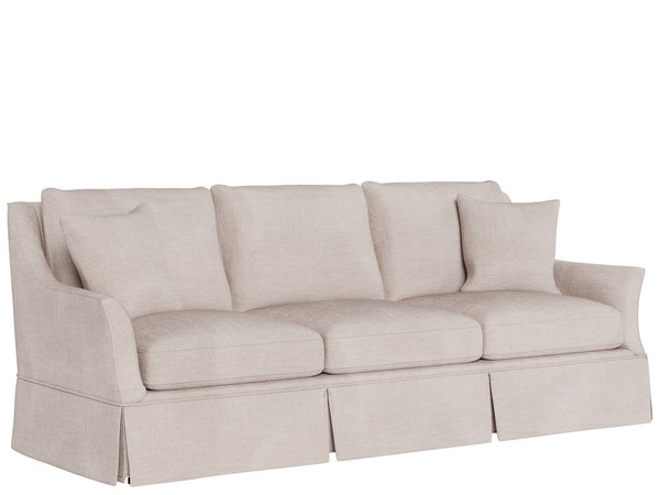 Henri - Skirted Sofa, Special Order - Beige