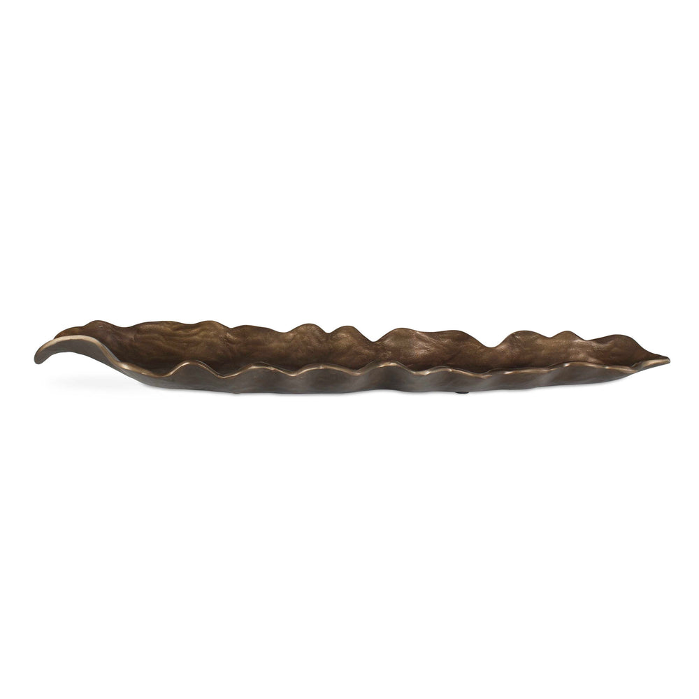 Frond - Indoor-Outdoor Leaf Tray - Bronze