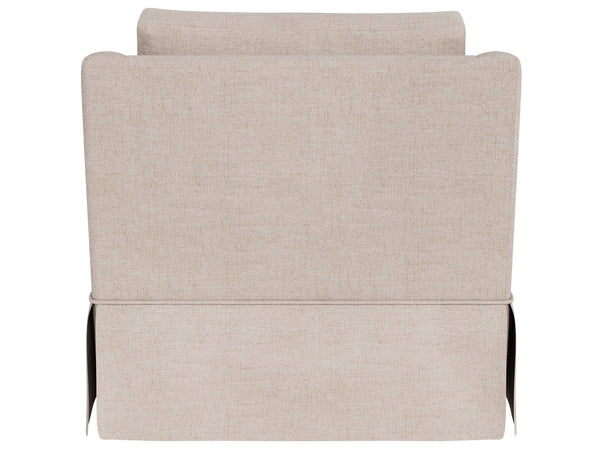 Asher - Skirted Swivel Chair, Special Order - Beige