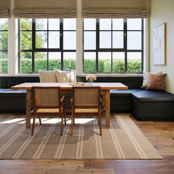 York Striped Wool Rug
