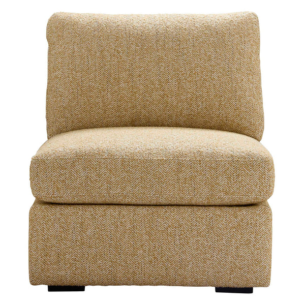 Luxe Sofa - Armless - Tweedy Bird Goldfinch