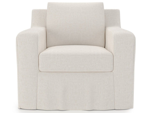 Ryman - Slipcover Swivel Chair, Special Order - White