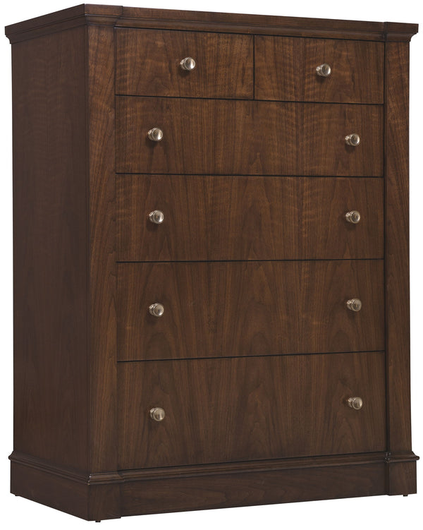 Archives - Six-Drawer Chest - Dark Wood