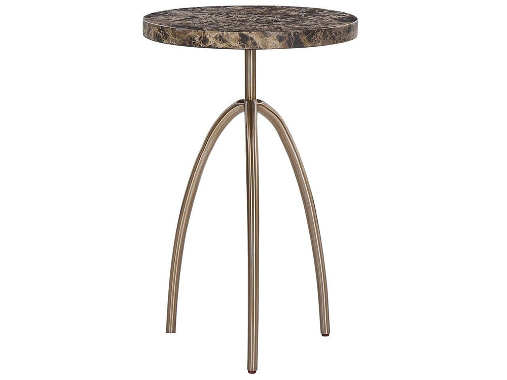 Fenwick - Emperador Table - Dusty Bronze