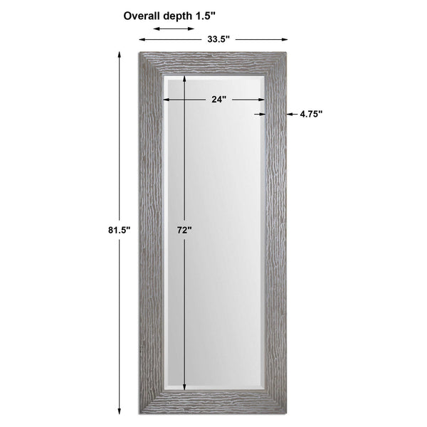 Amadeus - Large Mirror - Silver
