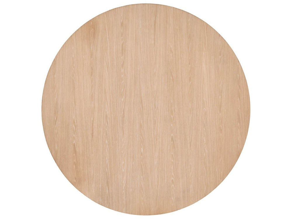 Modern - Callon Round Dining Table - Light Brown