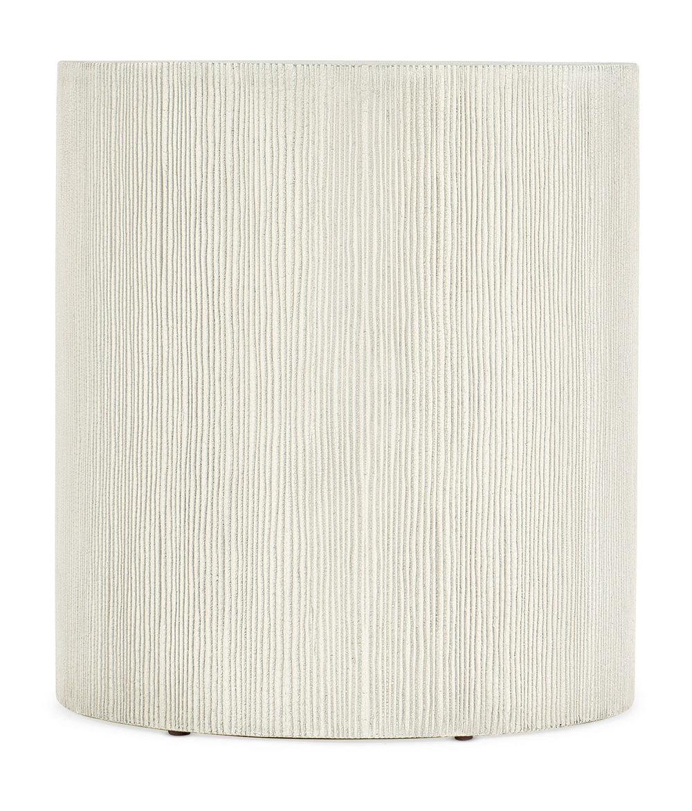 Serenity - Swale Round Side Table - White