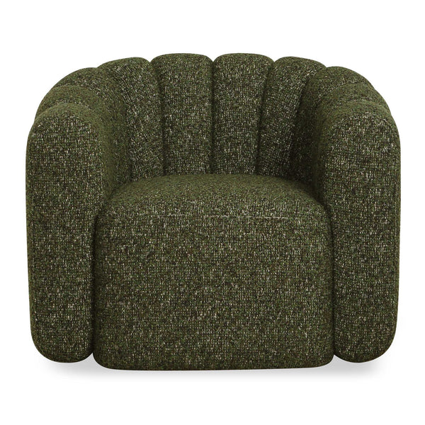 Lenoir - Upholstered Swivel Chair - Green