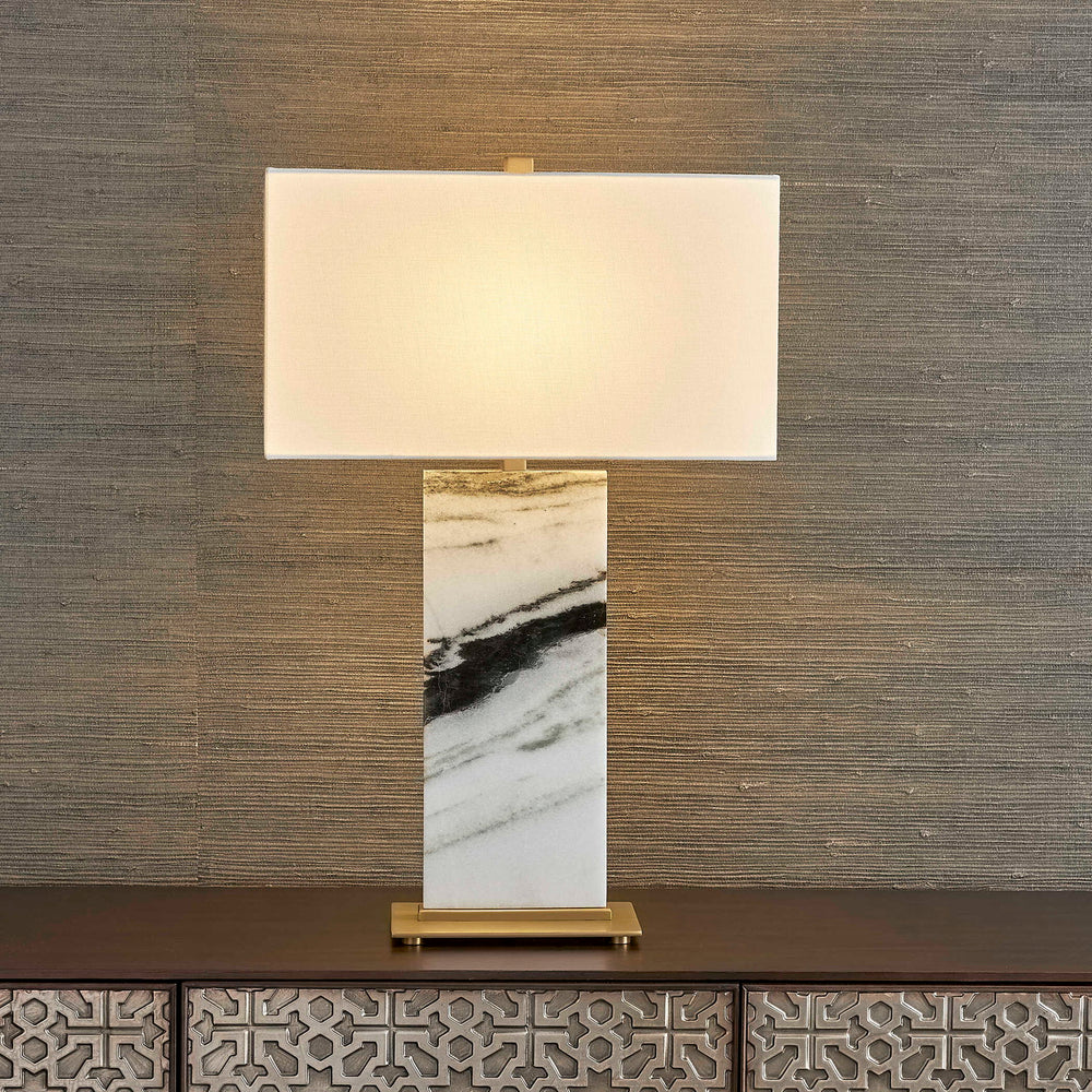 Panda - Table Lamp - Black / Brass / White