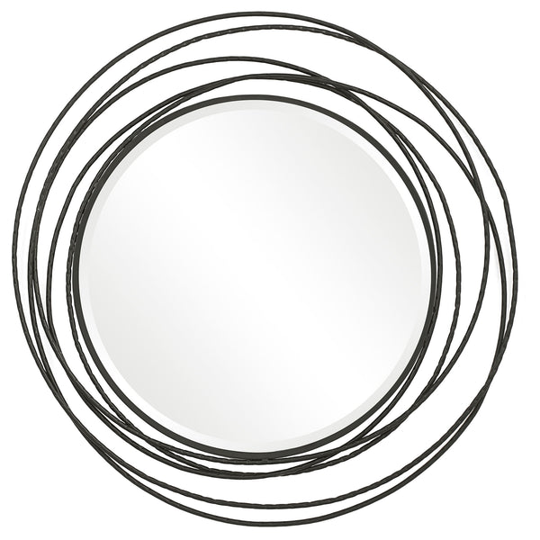Whirlwind - Round Mirror