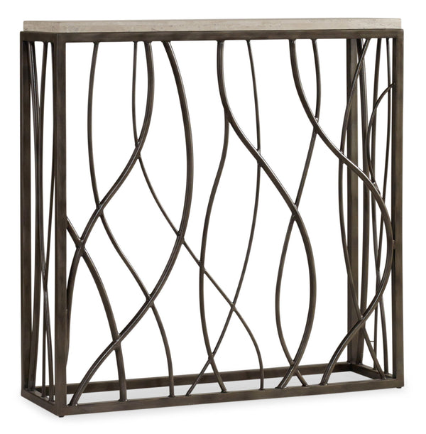 Melange - Thin Metal Console - Dark Gray