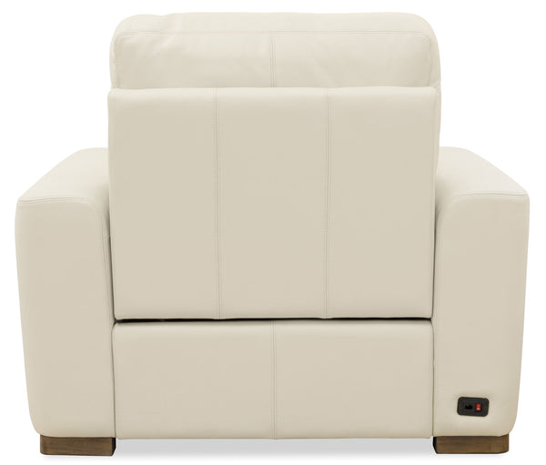 MS - Optimus Power Recliner with Power Headrest - Beige