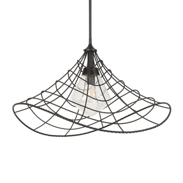 Whirlwind - 1 Light Indoor-Outdoor Pendant - Dark Bronze
