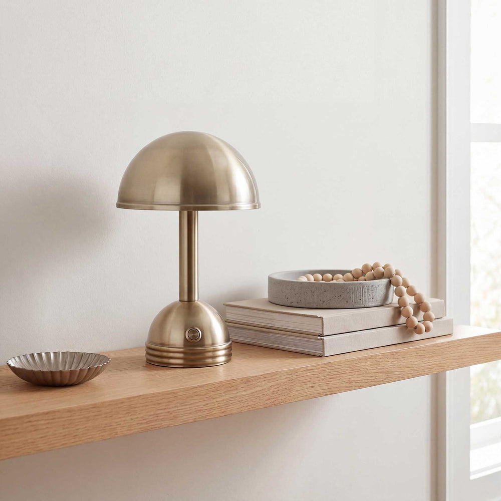Breece - Rechargeable LED Accent Lamp - Bronze,Gold