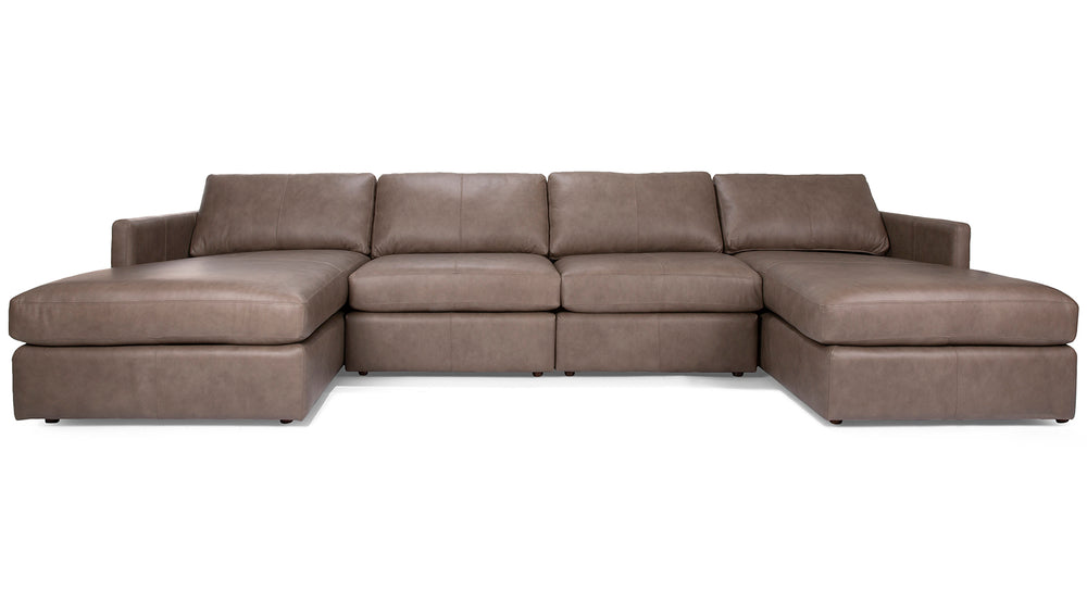 3068 Malibu Leather Sectional