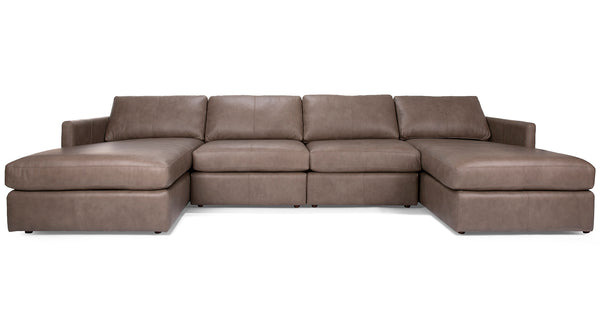3068 Malibu Leather Sectional