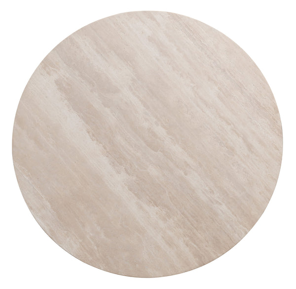 Commerce And Market - Table Talk Chat Table - Champagne / Gray
