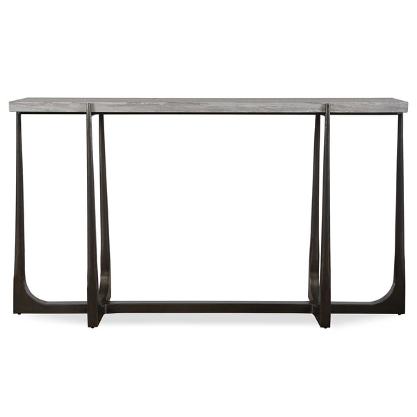 Tapering Off - Console Table - Bronze / Gray