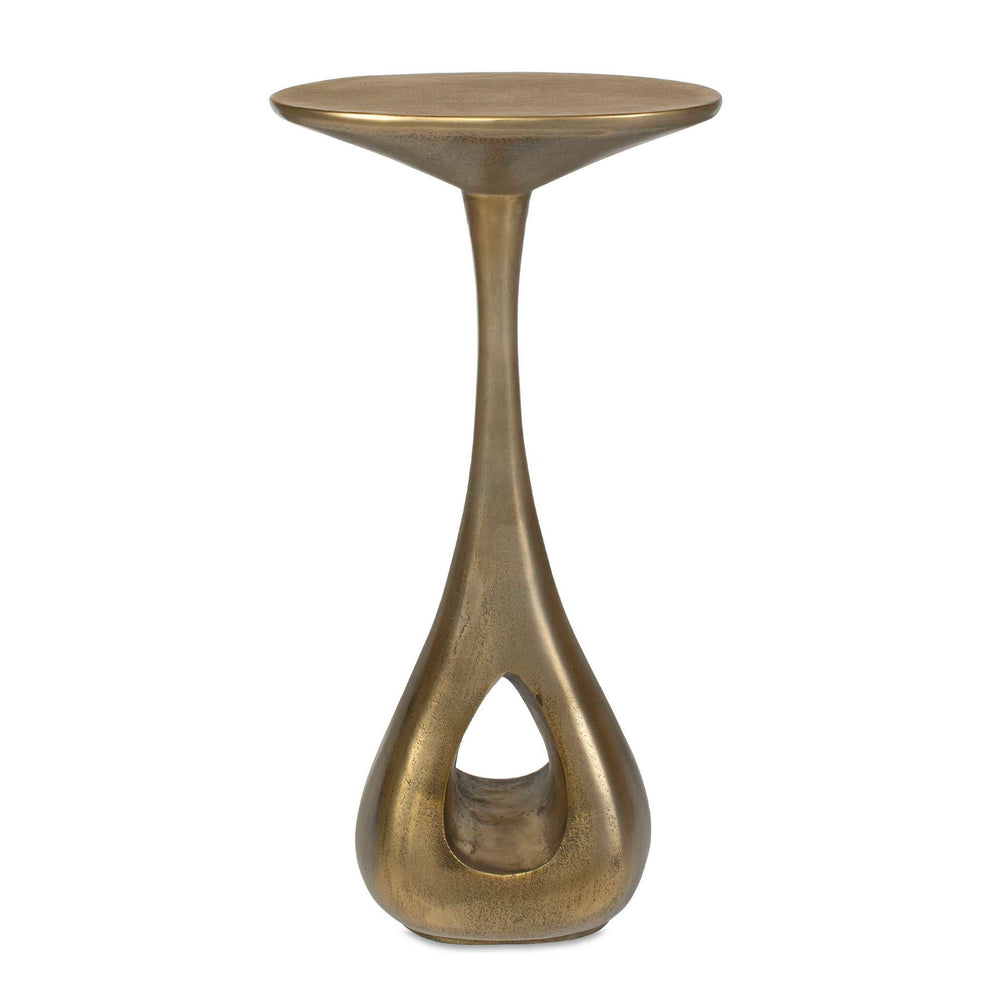 Tolstoy - Indoor-Outdoor Accent Table - Brass