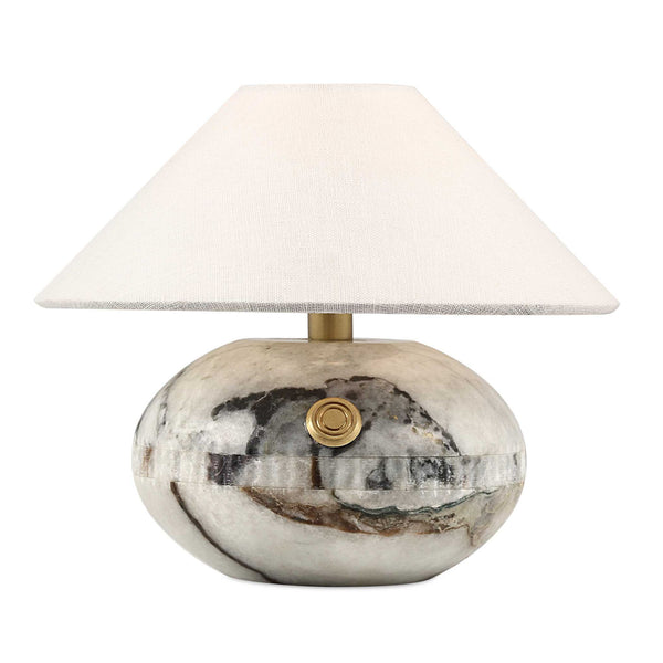 Curling - Stone Rechargeable Mini Lamp - White / Black