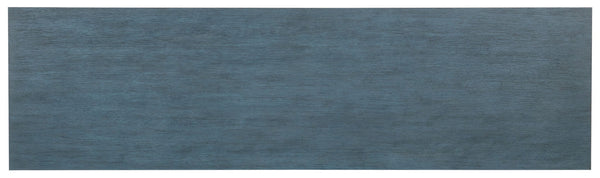 Melange - Round Valley Three Door Entertainment Credenza - Blue