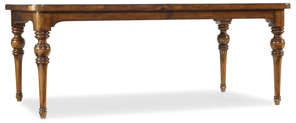 Tynecastle - Rectangle Leg Dining Table With Two 18