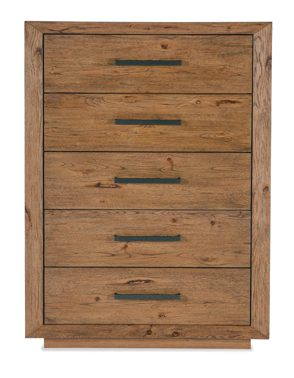 Big Sky - 55.25" 5-Drawer Chest - Light Brown