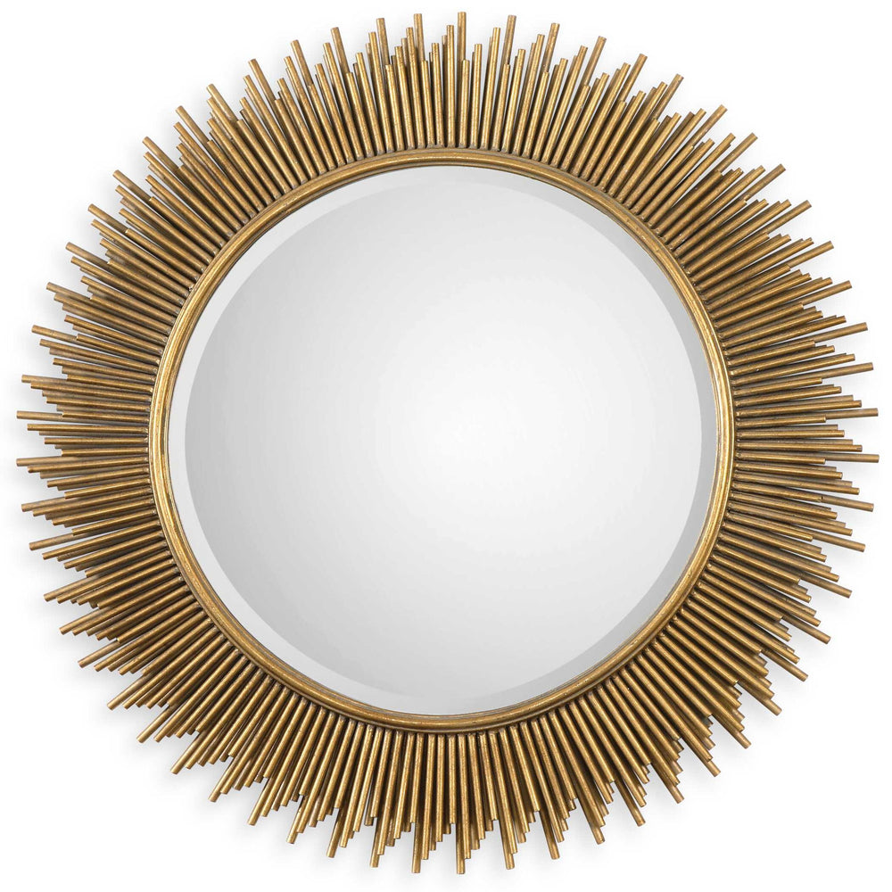 Marlo - Round Mirror - Gold