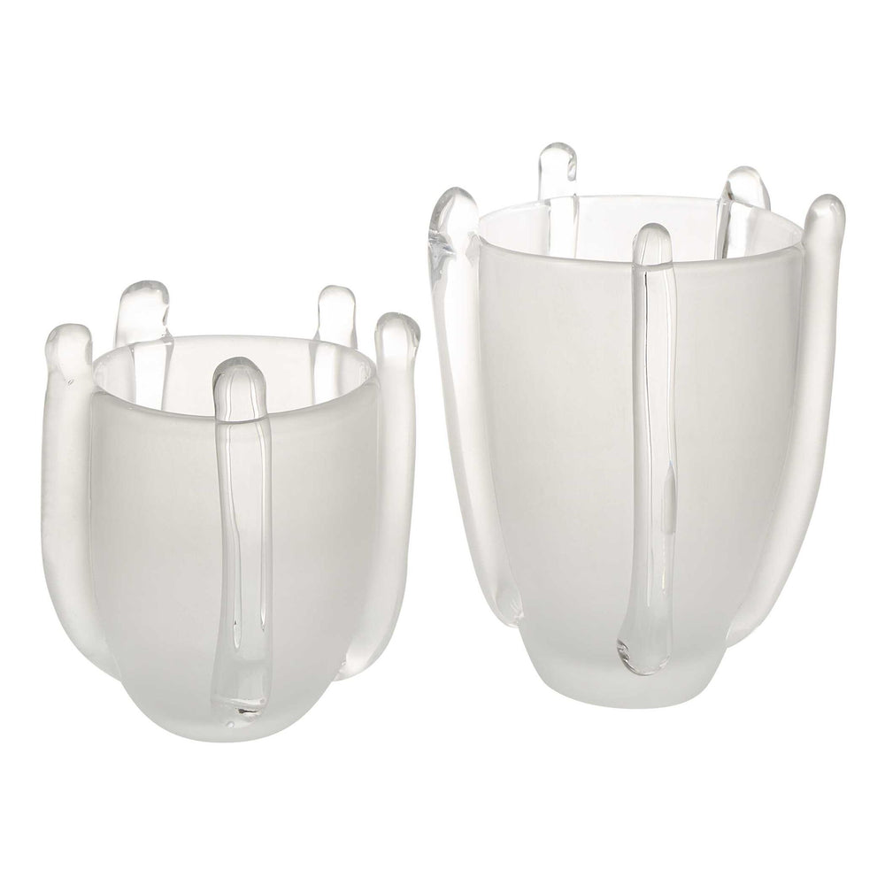 Earn Your Stripes - Vases (Set of 2) - White