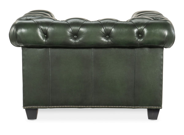 SS - Charleston Tufted Chair - Dark Green