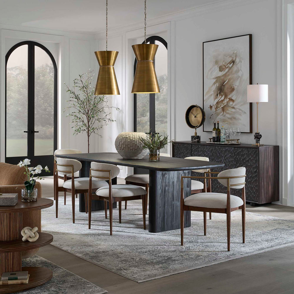 Kirin - Reclaimed Fir Dining Table - Black