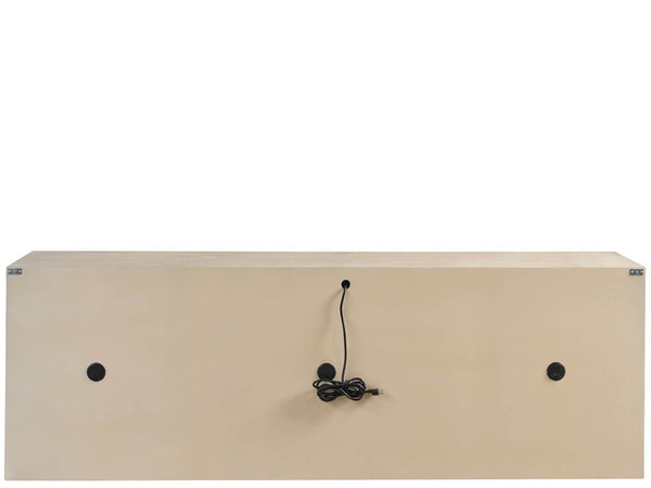 Modern - Aurora Credenza - White / Light Brown