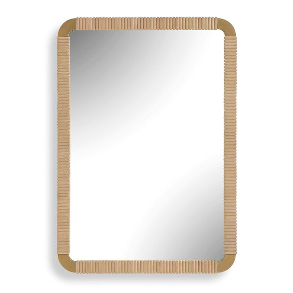 Heinrich - Wood Mirror - Brass / Gold / Woodtone