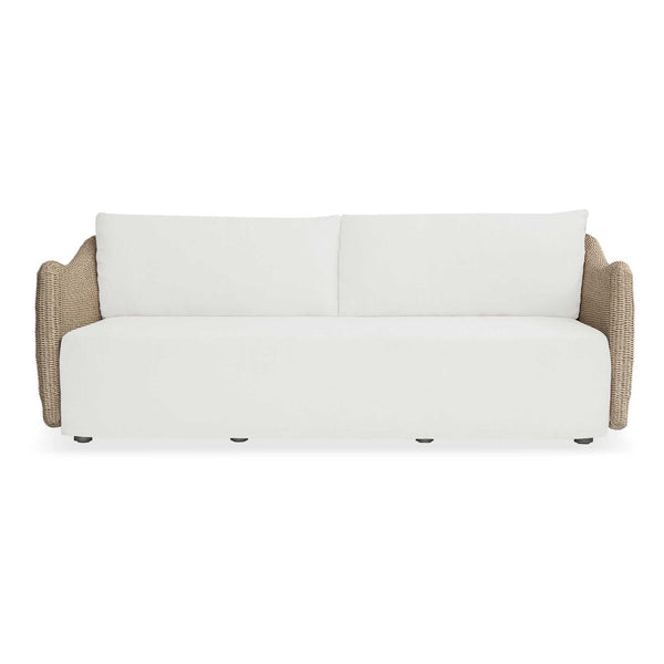 Sunset - Wicker Outdoor Sofa - Oatmeal / Oyster White