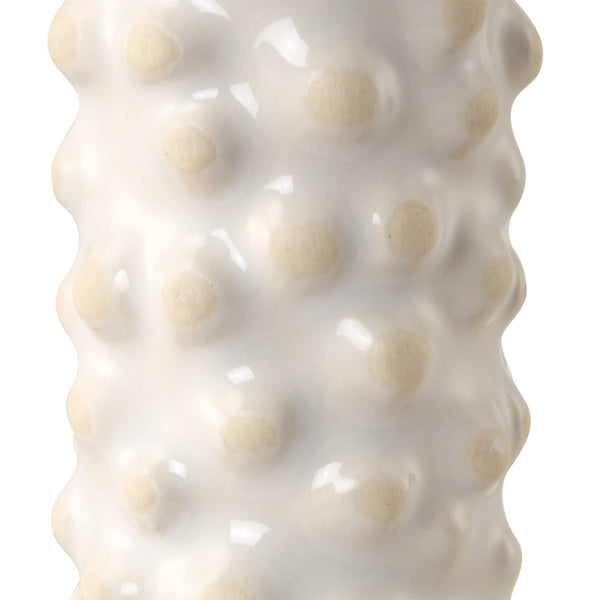 Makira - Cylindrical Sculptures (Set of 3) - Pearl Silver