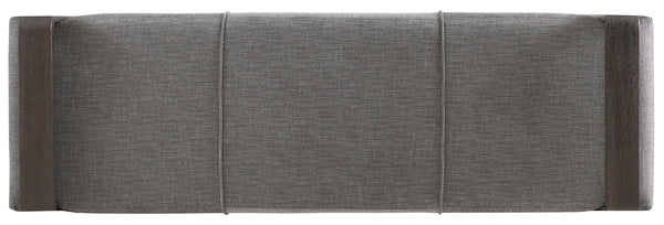 Curata - Upholstered Bench - Dark Gray