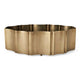 Gold / 21.75"W x 13"D x 7"H