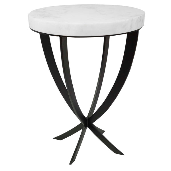 Coronation - Accent Table - Black / White