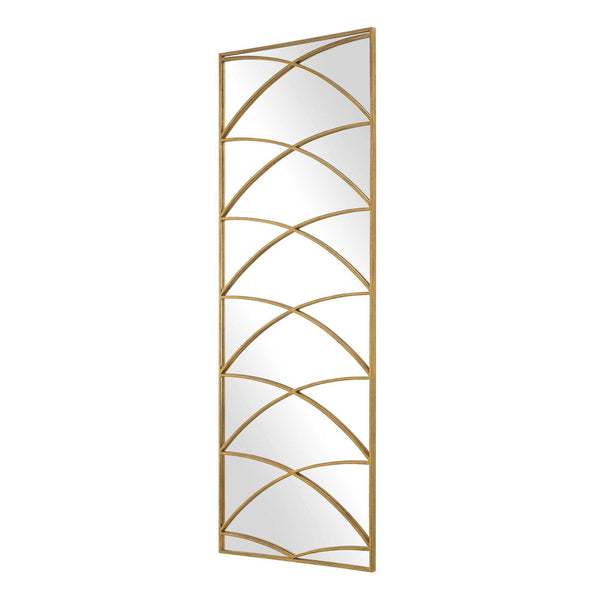 Crossed Up - Full Length Mirror - Gold