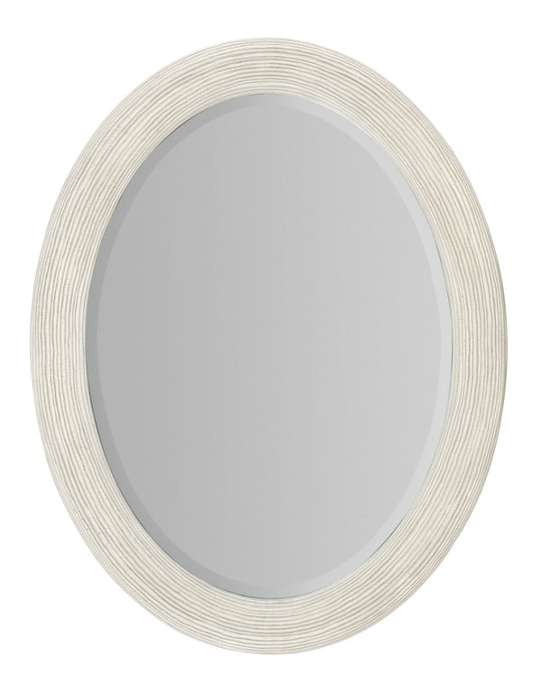 Serenity - Amelia Oval Mirror - White